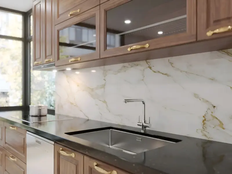 Chi tiết chậu rửa và vòi nước của Gia Đình Chị Ngọc Ánh ở Mỹ Đình