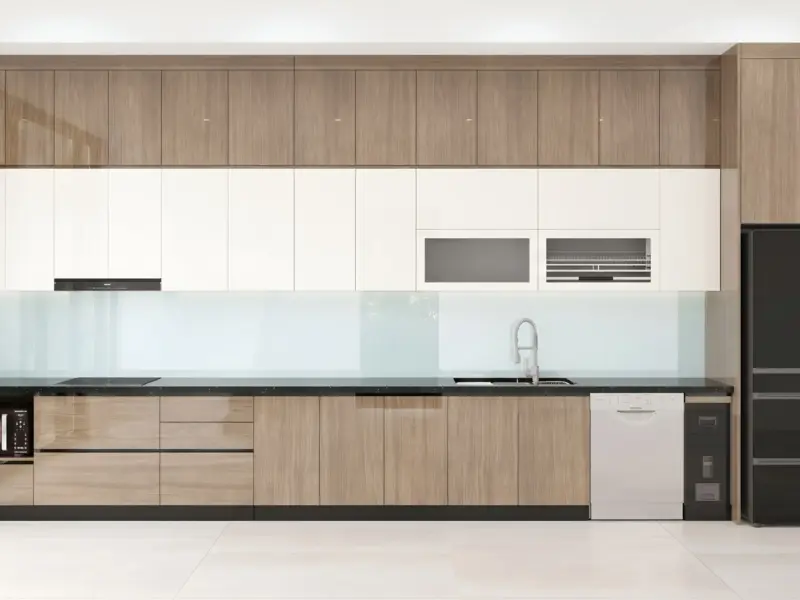 Góc Chính Mặt Bếp Thiết kế Tủ Bếp Inox 304 Cánh Acrylic Bóng Gương Chị Hoa - Hai Bà Trưng, Hà Nội
