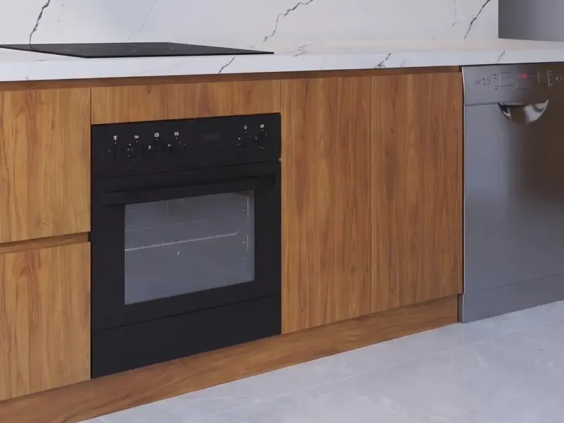 Góc Thiết Bị Âm Tủ (Lò Nướng & Máy Rửa Bát) Thiết Kế Tủ Bếp Inox 304 Cánh Gỗ MDF Chống Ẩm Phủ Melamine Gia Đình Anh Doanh tại Khương Đình, Hà Nội