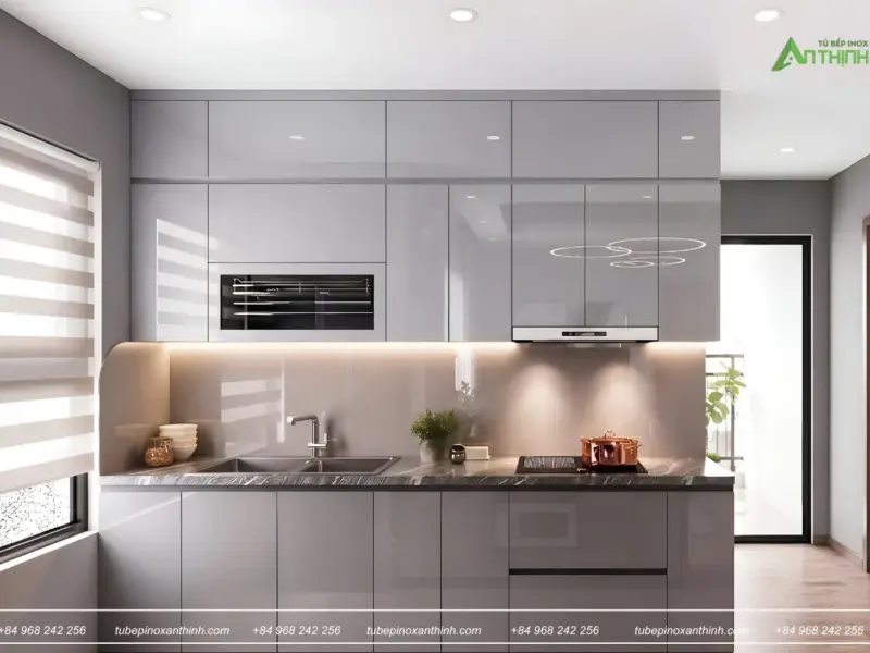 Tủ Bếp Inox Cánh Acrylic Bóng Gương: Cấu Tạo, Ưu Nhược Điểm Và Cách Chọn Đúng